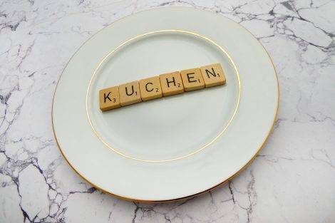 Wandteller Kuchen Vintage Herr Fuchs Deko Küche 19cm Food – Bild 2