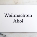 Weihnachten Ahoi 5er Kartenset Postkarte Herr Fuchs Karte