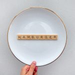 Wandteller Hamburger Vintage Herr Fuchs Deko Typo