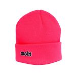 Mütze Neonpink moin Herr Fuchs Patch Beanie