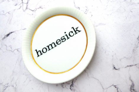 Wandteller homesick Gold vintage Herr Fuchs Wanddeko klein mini 10cm – Bild 3