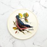 Wandteller Herr Fuchs yeah Typo Wohnen Vogel mini  Kleiber 9cm