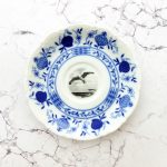 Wandteller Möwe vintage Herr Fuchs Zwiebelmuster blau mini 15cm