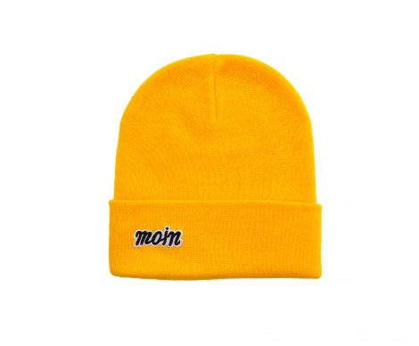 Mütze Gelb moin Herr Fuchs Patch Beanie Hamburg – Bild 2