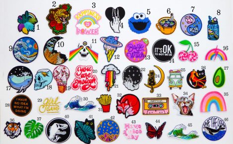 4 x Patch Set zum aussuchen *4x Deine Lieblingsmotive zum auswählen* – Bild 2