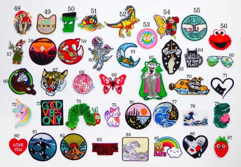 4 x Patch Set zum aussuchen *4x Deine Lieblingsmotive zum auswählen*
